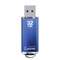 Флеш-диск 32 GB, SMARTBUY V-Cut, USB 2.0, металлический корпус, синий, SB32GBVC-B - фото 11582286
