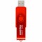 Флеш-диск 64 GB SMARTBUY Twist USB 3.0, красный, SB064GB3TWR - фото 11582289