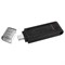 Флеш-диск 64GB KINGSTON DataTraveler 70, разъем Type-C 3.2, черный, DT70/64GB - фото 11582296