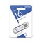 Флеш-диск 16 GB, SMARTBUY V-Cut, USB 2.0, металлический корпус, серебристый, SB16GBVC-S - фото 11582385