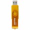 Флеш-диск 64 GB SMARTBUY Twist USB 2.0, желтый, SB064GB2TWY 101010513912 - фото 11582390