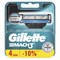 Сменные кассеты для бритья 4 шт., GILLETTE (Жиллет) "Mach3", для мужчин - фото 11590857