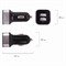 Зарядное устройство автомобильное SONNEN, 2 порта USB, выходной ток 2,1 А, черное-белое, 454796 - фото 9975475