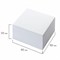 Блок для записей BRAUBERG, непроклеенный, куб 9х9х5 см, белый, белизна 95-98%, 122338 - фото 9976219