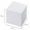 Блок для записей BRAUBERG проклеенный, куб 9х9х9 см, белый, белизна 95-98%, 129203 - фото 9976235