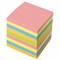 Блок для записей BRAUBERG проклеенный, куб 9х9х9 см, цветной, 129207 - фото 9976243
