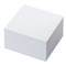 Блок для записей BRAUBERG, проклеенный, куб 8х8х4, белый, белизна 90-92%, 121543 - фото 9976257