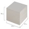 Блок для записей STAFF, непроклеенный, куб 9х9х9 см, белизна 70-80%, 126575 - фото 9976287