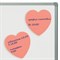 Блок самоклеящийся (стикеры), фигурный BRAUBERG, НЕОНОВЫЙ "Сердце", 50 листов, розовый, европодвес, 122710 - фото 9976897