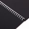 Скетчбук, черная бумага 120 г/м2, 195х300 мм, 30 л., гребень, SoftTouch, выборочный лак, "Авокадо", 97644 - фото 9986041