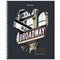 Тетрадь А5 120 л. BRAUBERG, гребень, клетка, твёрдая обложка, "Города" (микс в спайке), 404449 101010404449 - фото 9996181
