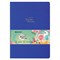 Тетрадь 60 л. в клетку обложка кожзам под лён, сшивка, В5 (179х250мм), СИНИЙ, BRAUBERG PASTEL, 403875 101010403875 - фото 9996803